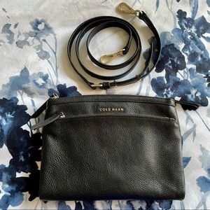(NWOT) Cole Haan Black Crossbody Handbag.